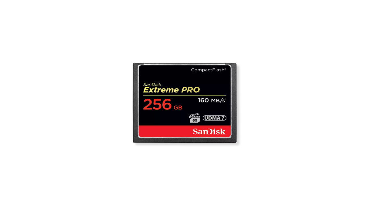 SANDISK EXTREME PRO COMPACTFLASH MEMORY CARD