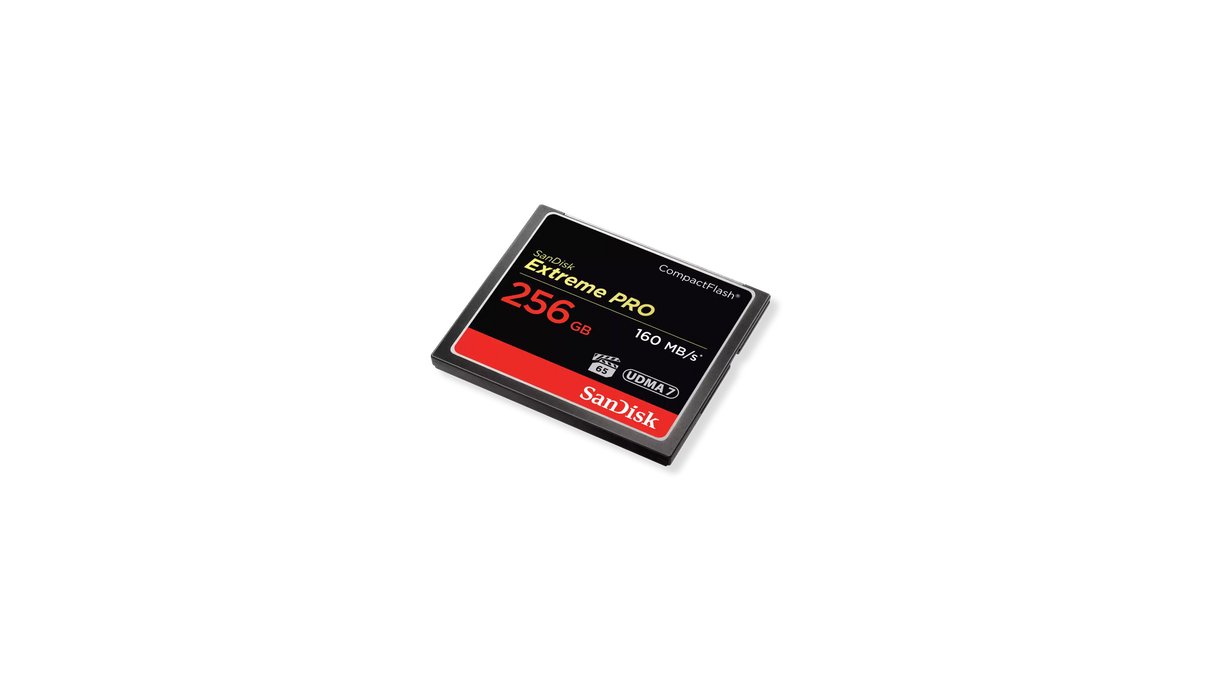 SANDISK EXTREME PRO COMPACTFLASH MEMORY CARD