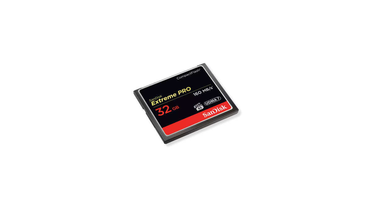 SANDISK EXTREME PRO COMPACTFLASH MEMORY CARD