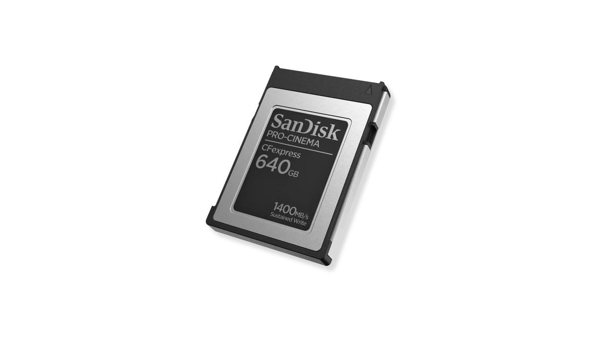 SANDISK PRO-CINEMA CFEXPRESS™ TYPE B MEMORY CARD